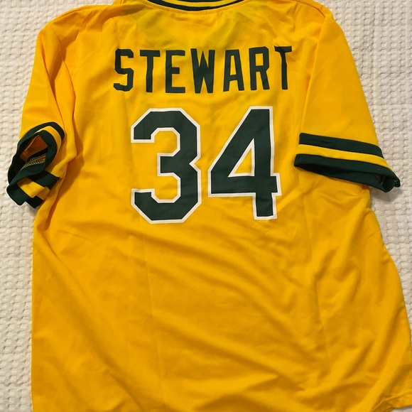 Oakland A’s Athletics Replica Jersey Men’s XL DAVE STEWART #34 MLB Match Up SGA - Picture 4 of 5